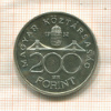 200 форинтов. Венгрия 1992г