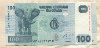 100 франков. Конго 2013г
