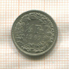 1/2 франка. Швейцария 1969г