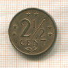 2 1/2 цента. Нидерландские Антильские острова 1978г