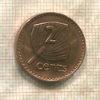 2 цента. Фиджи 1995г
