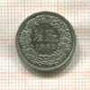 1/2 франка. Швейцария 1982г