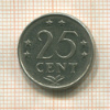 25 центов. Нидерландские Антильские острова 1977г