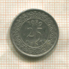25 центов. Суринам 1989г