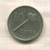 10 центов. Фиджи 1987г