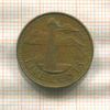 5 центов. Барбадос 1988г