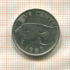 5 центов. Бермуды 1983г