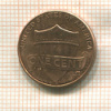 1 цент. США 2013г