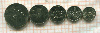Набор монет 50 лет Советской Власти (Наборные монеты без упаковки, без обращения) 1967г