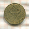 20 франков. Мадагаскар 1980г