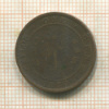 1 цент. Цейлон 1870г