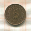5 центов. Маврикий 2005г