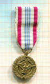 Медаль “За заслуги в обороне страны” (Миниатюра. Фрачный вариант) США