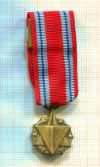Медаль "За Боевую Готовность" (Миниатюра. Фрачный вариант) США