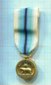 Медаль “За Службу в Арктике”. США. (Миниатюра. Фрачный вариант)