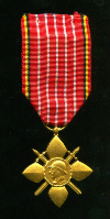 Крест признательности Национальной Федерации Ветеранов Короля Альберта I. Бельгия