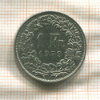 1 франк. Швейцария 1979г