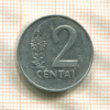 2 цента. Литва 1991г