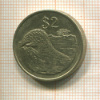 2 доллара. Зимбабве 1997г