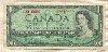 1 доллар. Канада 1954г