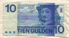10 гульденов. Нидерланды 1968г