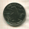 1 доллар. Новая Зеландия 1988г