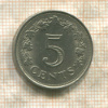 5 центов. Мальта 1977г