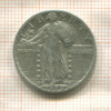 1/4 доллара. США 1929г
