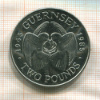 2 фунта. Гернси 1985г