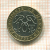 10 франков. Монако 1995г