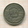 1 франк. Швейцария 1952г