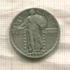 1/4 доллара. США 1925г