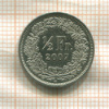 1/2 франка. Швейцария 2007г