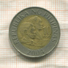 10 песо. Филиппины 2004г