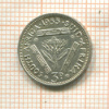 3 пенса. Южная Африка 1955г