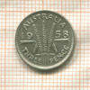 3 пенса. Австралия 1958г