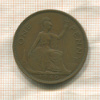 1 пенни. Великобритания 1940г