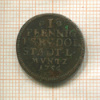 1 пфенниг. Шварцбург-Рудольфштадт 1756г