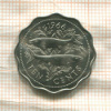 10 центов. Багамы 1966г