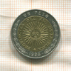 1 песо. Аргентина 1995г