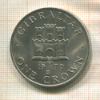 1 крона. Гибралтар 1970г
