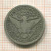 1/4 доллара. США 1916г