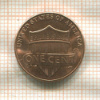 1 цент. США 2014г