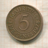 5 центов. Маврикий 1978г
