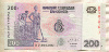 200 франков. Конго 2013г