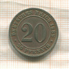 20 пфеннигов. Германия 1888г