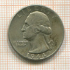 1/4 доллара. США 1944г