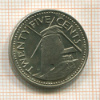 25 центов. Барбадос 1973г
