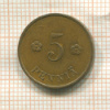 5 пенни. Финляндия 1937г