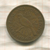 1 пенни. Новая Зеландия 1943г